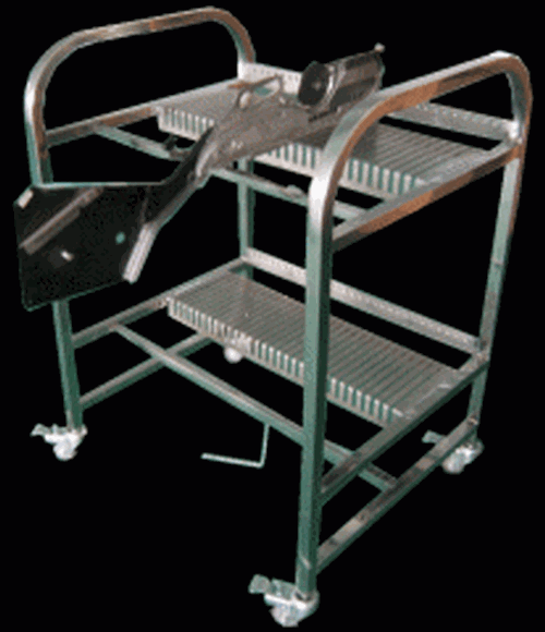 Universal Instruments Feeder Storage Cart / Feeder Trolley